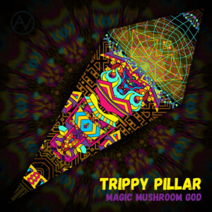 Trippy Pillar - UV-Reactive Fluorescent Petal - Design Preview