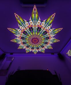 MO-PT03 - 12 Petals Canopy Set - UV-Reactive Flurescent Ceiling Decoration - 3D-Preview