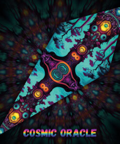 Cosmic Oracle - UV-Reactive Fluorescent Petal - Design Preview