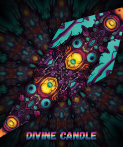 Divine Candle - UV-Reactive Fluorescent Petal - Design Preview