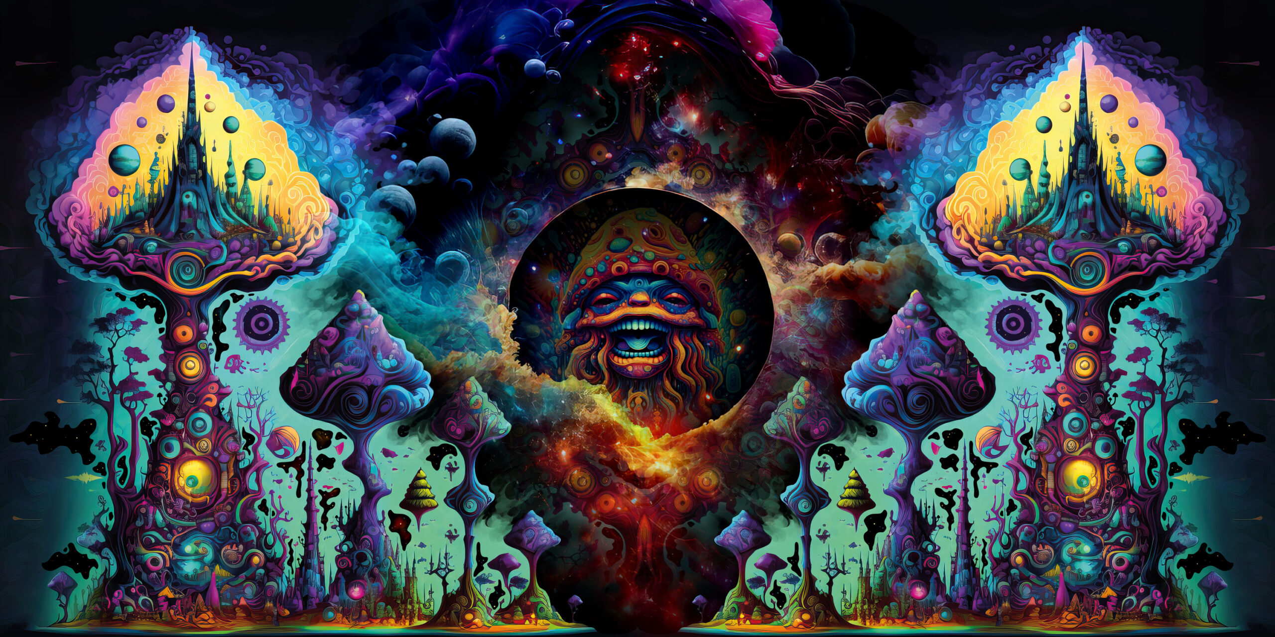 Mystic Spores - Psychedelic Art by Andrei Verner