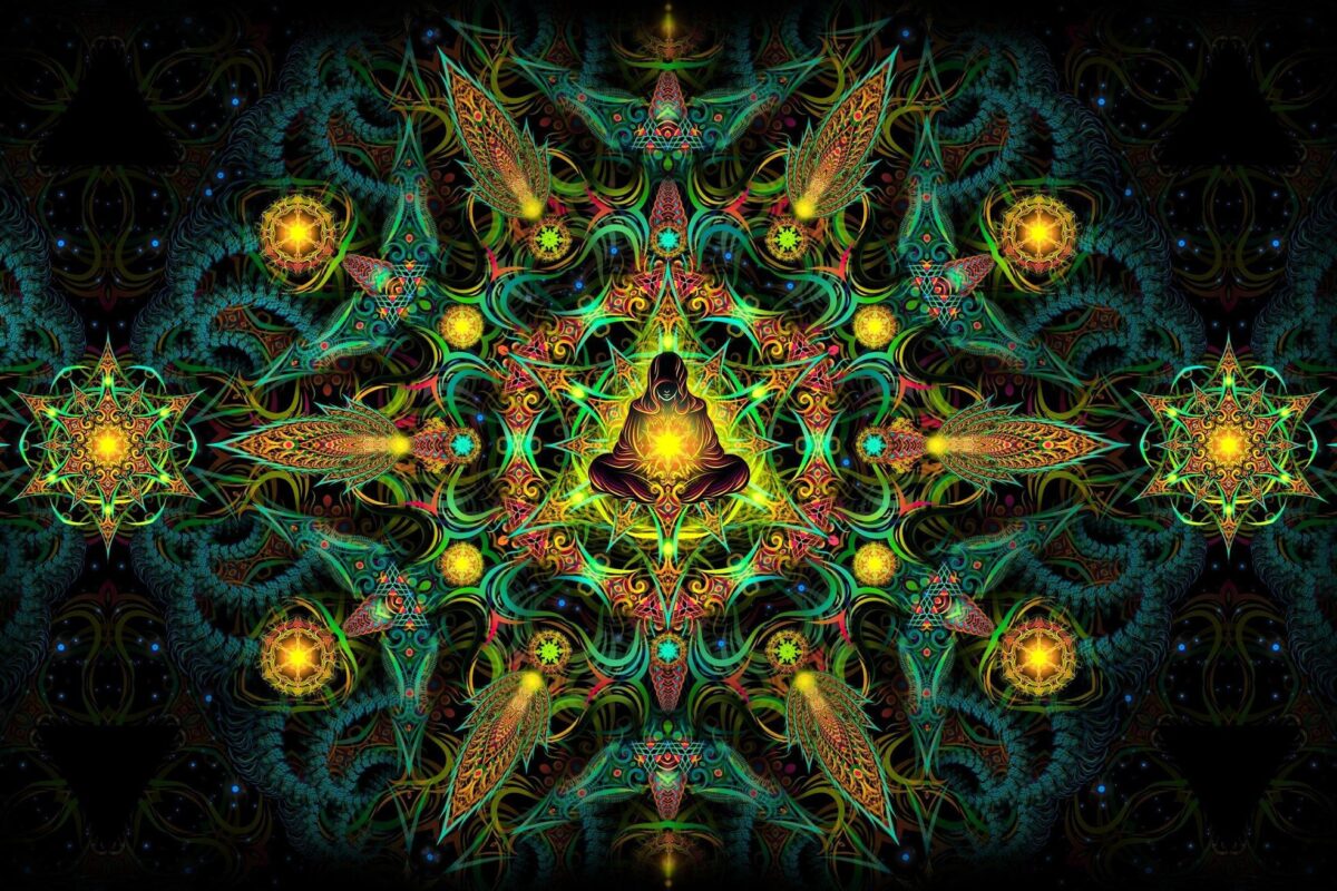 Reincarnation 2 - Psychedelic Art by Andrei Verner and Ahankara Art