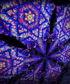 VN-DM02 - 6 Diamonds Canopy Set - UV-Reactive Flurescent Ceiling Decoration - 3D-Preview