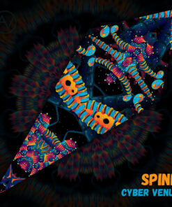 Spine - UV-Reactive Fluorescent Petal - Design Preview