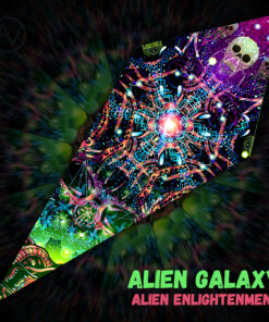 Alien Galaxy - UV-Reactive Fluorescent Petal - Design Preview