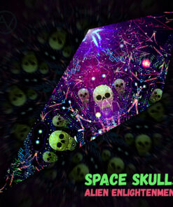 Space Skulls - UV-Reactive Fluorescent Petal - Design Preview