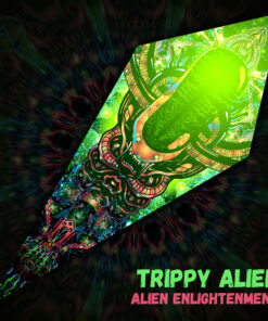 Trippy Alien - UV-Reactive Fluorescent Petal - Design Preview