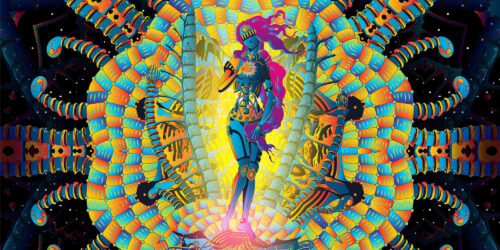 Cyber Venus - Psychedelic Art by Andrei Verner