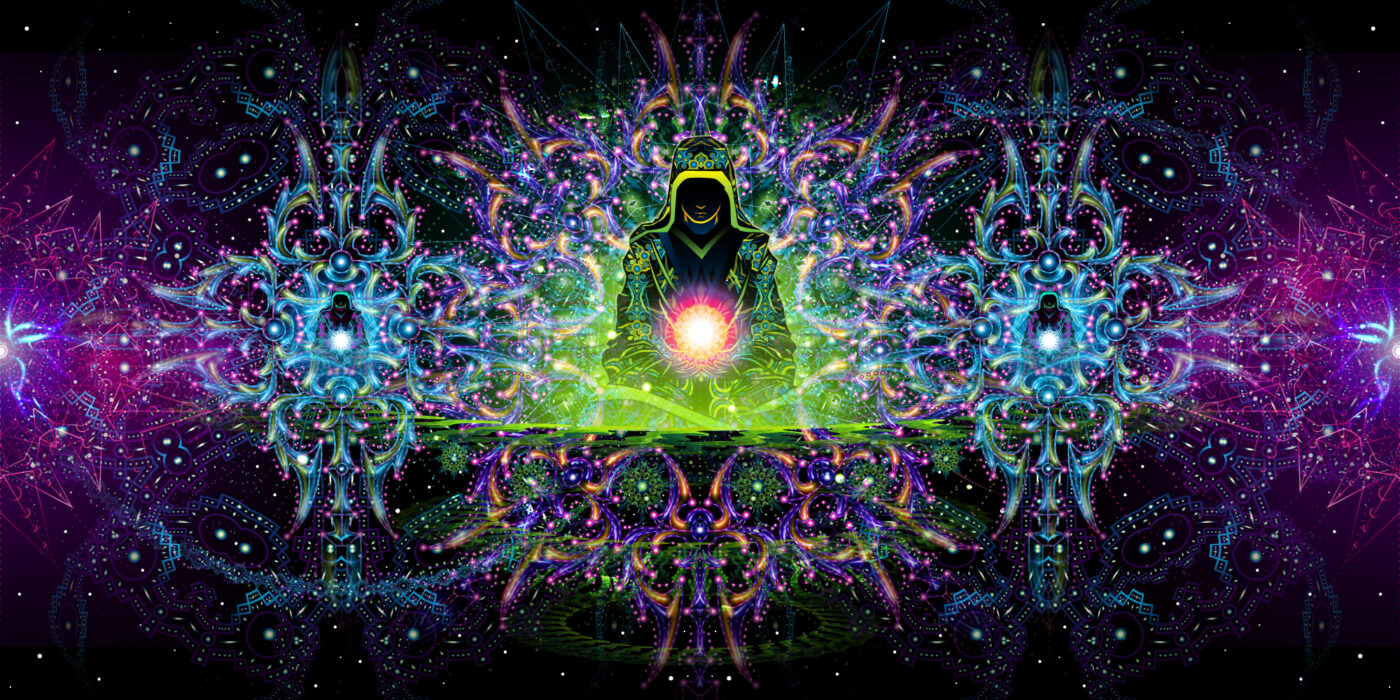 Enlightenment - Psychedelic Art by Andrei Verner