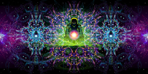 Enlightenment - Psychedelic Art by Andrei Verner
