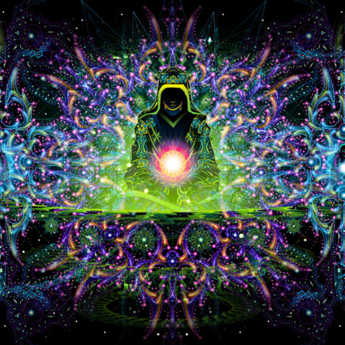 Enlightenment - Psychedelic Art by Andrei Verner