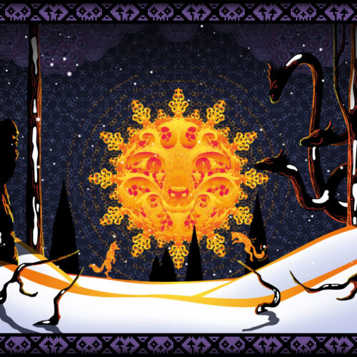 Winter Tale - Psychedelic Art by Andrei Verner