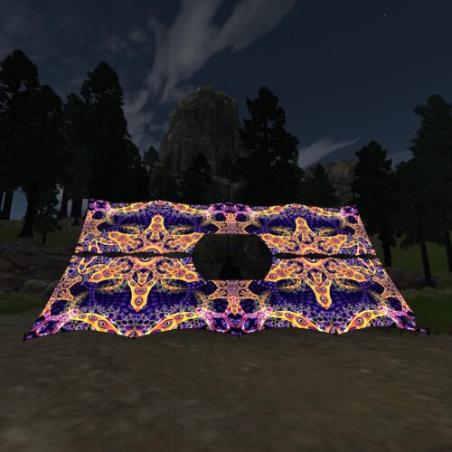 Abracadabra - DJ-Booth - UV-Reactive Psychedelic Decoration