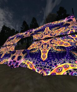 Abracadabra - DJ-Booth - UV-Reactive Psychedelic Decoration