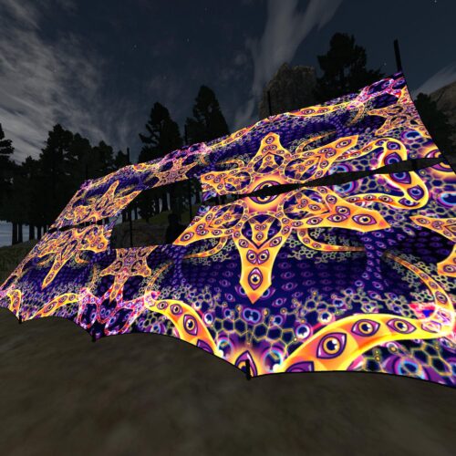 Abracadabra - DJ-Booth - UV-Reactive Psychedelic Decoration