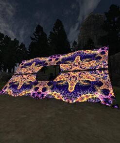 Abracadabra - DJ-Booth - UV-Reactive Psychedelic Decoration