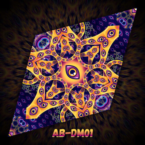 AB-DM01 - UV-Reactive Fluorescent Diamond - Design Preview