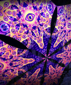 AB-DM01 - 6 Diamonds Canopy Set - UV-Reactive Flurescent Ceiling Decoration - 3D-Preview