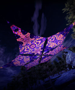 AB-DM02 and AB-DM03 - 6 Diamonds Canopy Set - UV-Reactive Flurescent Ceiling Decoration - 3D-Preview