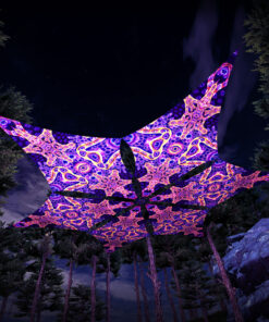 AB-DM02 - 6 Diamonds Canopy Set - UV-Reactive Flurescent Ceiling Decoration - 3D-Preview