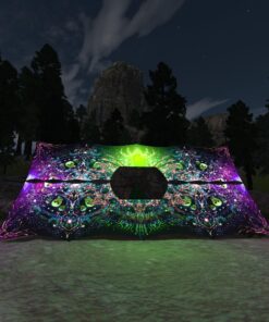 Alien Enlightenment - DJ-Booth - UV-Reactive Psychedelic Decoration