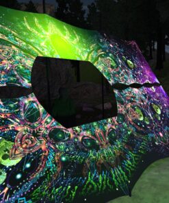 Alien Enlightenment - DJ-Booth - UV-Reactive Psychedelic Decoration