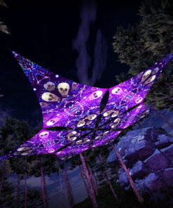 AE-DM02 - 6 Diamonds Canopy Set - UV-Reactive Flurescent Ceiling Decoration - 3D-Preview