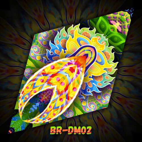 BR-DM02 - UV-Reactive Fluorescent Diamond - Design Preview