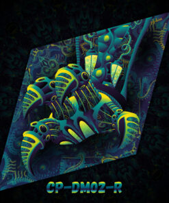 CP-DM02-R - UV-Reactive Fluorescent Diamond - Design Preview