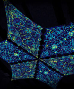 CP-DM03 and CP-DM04 - 6 Diamonds Canopy Set - UV-Reactive Flurescent Ceiling Decoration - 3D-Preview