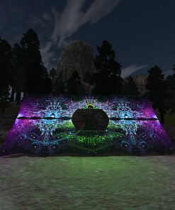 Enlightenment - DJ-Booth - UV-Reactive Psychedelic Decoration