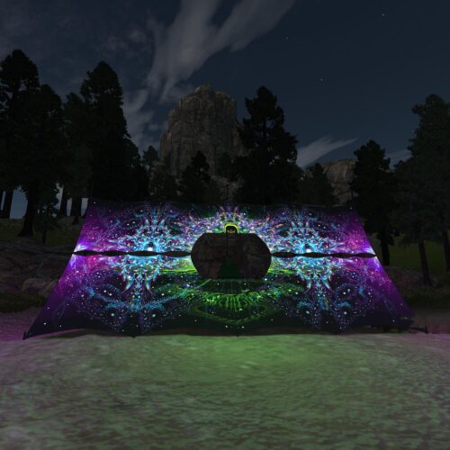 Enlightenment - DJ-Booth - UV-Reactive Psychedelic Decoration