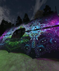 Enlightenment - DJ-Booth - UV-Reactive Psychedelic Decoration