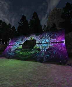 Enlightenment - DJ-Booth - UV-Reactive Psychedelic Decoration