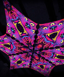 ES-DM01 and ES-DM02 - 6 Diamonds Canopy Set - UV-Reactive Flurescent Ceiling Decoration - 3D-Preview