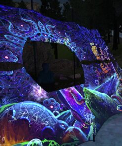 Epic Underwater Kingdom - DJ-Booth - UV-Reactive Psychedelic Decoration - 3D-Preview