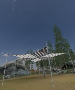 FL-DM01 and FL-DM02 - 6 Diamonds Canopy Set - Black and White Ceiling Decoration - 3D-Preview