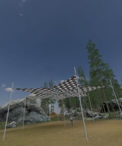 FL-DM02 - 6 Diamonds Canopy Set - Black and White Ceiling Decoration - 3D-Preview