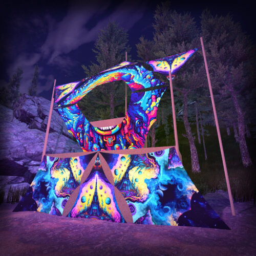 Mystic Spores - Donut DJ-Stage - V1 - 3D-Preview