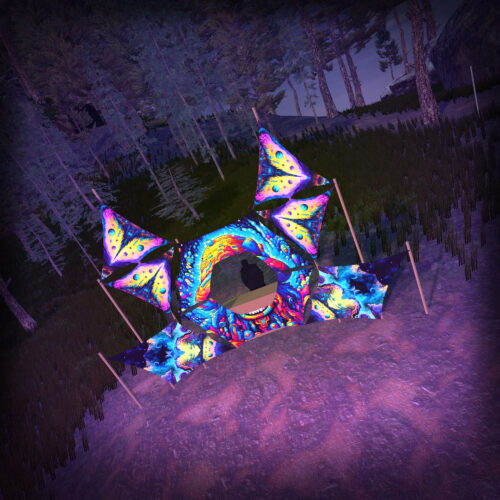 Mystic Spores - Donut DJ-Stage - V1 - 3D-Preview