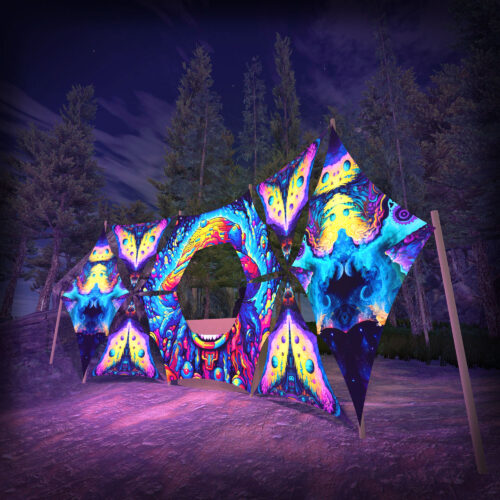 Mystic Spores - Donut DJ-Stage - V1 - 3D-Preview