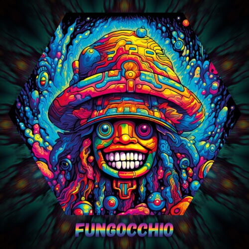 Fungocchio - UV-Reactive Fluorescent Hexagon - Design Preview