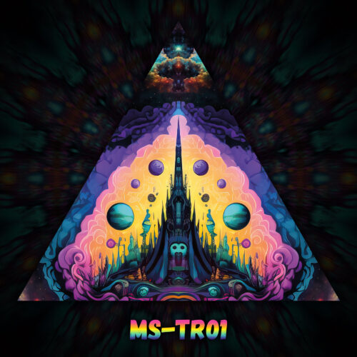 MS-TR01 - UV-Reactive Fluorescent Triangle - Design Preview