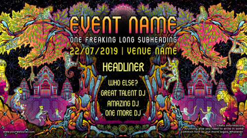 Lord Hanuman - Free Party Promotion Materials - Facebook Event Cover Template