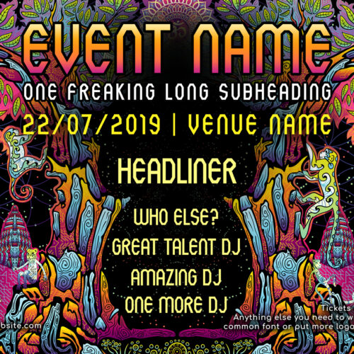 Lord Hanuman - Free Party Promotion Materials - A5 Flyer template