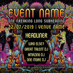 Lord Hanuman - Free Party Promotion Materials - Facebook Instagram Post Template