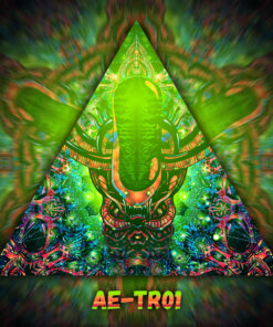 AE-TR01 - UV-Reactive Fluorescent Triangle - Design Preview