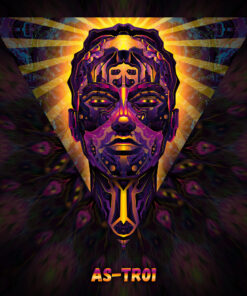 AS-TR01 - UV-Reactive Fluorescent Triangle - Design Preview