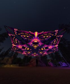 AS-TR02 - 6 Triangles Canopy Set - UV-Reactive Flurescent Ceiling Decoration - 3D-Preview