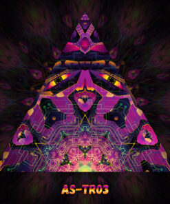 AS-TR03 - UV-Reactive Fluorescent Triangle - Design Preview